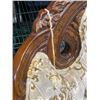 Image 3 : ORANTE HIGHLY CARVED LOVESEAT AND CHAIR