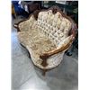 Image 6 : ORANTE HIGHLY CARVED LOVESEAT AND CHAIR
