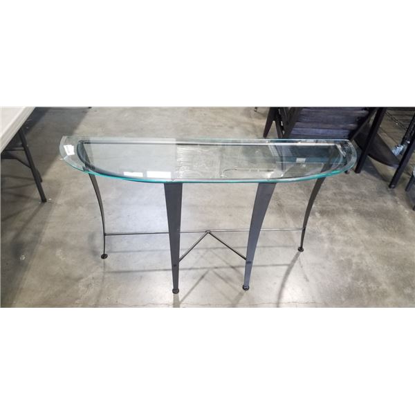 GLASS TOP SOFA / HALL TABLE