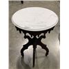 Image 1 : ANTIQUE MARBLE TOP PARLOUR TABLE