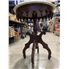 Image 3 : ANTIQUE MARBLE TOP PARLOUR TABLE