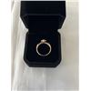 Image 3 : NEW 18K GOLD PLATED 0.8CT SIMULATED DIAMOND (CZ) CHANEL RING, SIZE 7