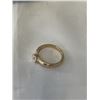 Image 4 : NEW 18K GOLD PLATED 0.8CT SIMULATED DIAMOND (CZ) CHANEL RING, SIZE 7