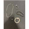 Image 1 : HEAVY SILVER TONE BRACELETS