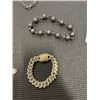 Image 2 : HEAVY SILVER TONE BRACELETS