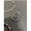Image 3 : HEAVY SILVER TONE BRACELETS