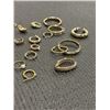 Image 1 : ASSORTED UNMARKED GOLD TONE EARRINGS, NO PAIRS