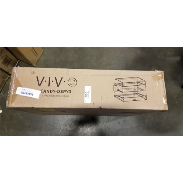 VIVO 3 TRAY ACRYLIC DISPLAY CASE