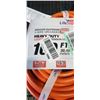 Image 2 : AS NEW INDOOR /OUTDOOR HEAVY DUTY 100FT 10AWG 125VOLTS 15 AMP ORANGE EXTENTION CORD