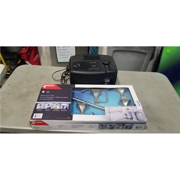 NEW RICHELIEU 4PC BATHROOM SET AND BIONAIRE AIR BUTLER