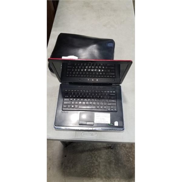 SONY LAPTOP W/ WINDOWS 10 UPDATE, MOUSE AND CHARGER, NO PASSWORD AND LAPTOP BAG