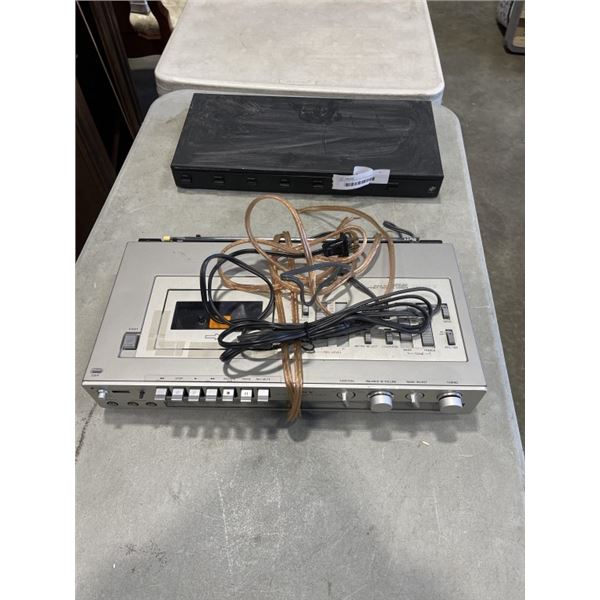 HDL-6 HIGH DEFINITION SPEAKER SELECTION SYSTEM AND SONY AM / FM STEREO CASSETTE CORDER