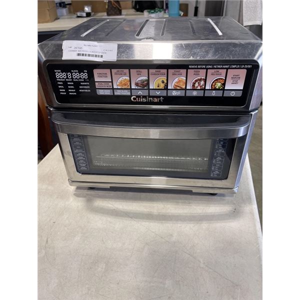 CUISINART AIR FRYER COUNTERTOP OVEN WORKING