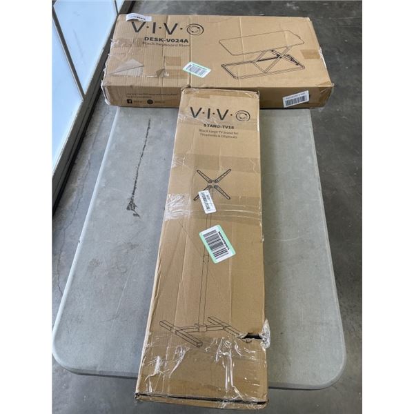 VIVO KEYBOARD TRAY AND VIVO TV  FLOOR STAND