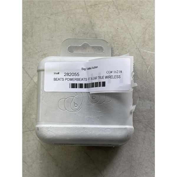 BEATS POWERBEATS FIT IN EAR TRUE WIRELESS HEADPHONES - TESTED WORKING, RETAIL $249