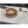 Image 4 : HAMMERED COPPER TABLE TOP FOUNTAIN AND BRASS DECOR