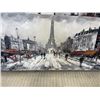 Image 4 : 20 X 60 OIL ON CANVAS PARIS SCENE