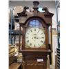 Image 2 : ANTIQUE GRANDFATHER CLOCK, ASSEMBLED FROM SEVERAL CLOCKS, MAIN FACEPLATE IS ORIGNAL HAND PAINTED