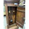 Image 3 : ANTIQUE GRANDFATHER CLOCK, ASSEMBLED FROM SEVERAL CLOCKS, MAIN FACEPLATE IS ORIGNAL HAND PAINTED