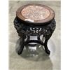 Image 1 : ANTIQUE HIGHLY CARVED MARBLE INLAID PLANTSTAND