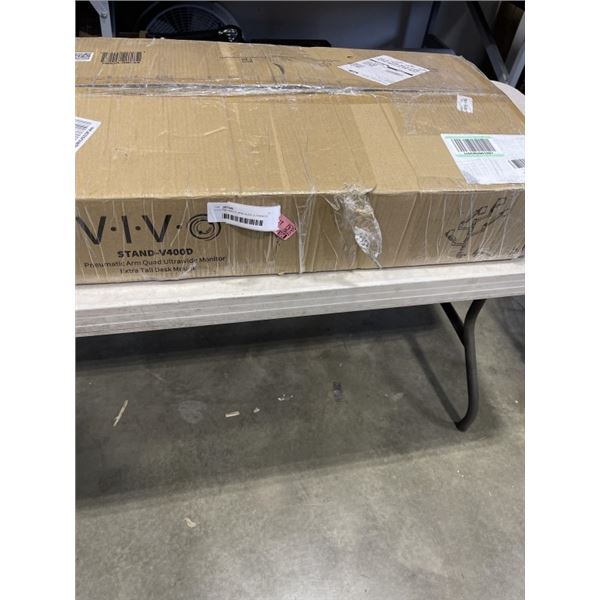 VIVO PNEUMATIC ARM QUAD ULTRAWIDE MONITOR EXTRA TALL DESK MOUNT