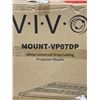 Image 2 : VIVO WHITE UNIVERSAL DROP CEILING PROJECTEOR MOUNT