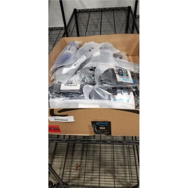 LOT OF VARIOUS WATER SHOES AND WET BAGS