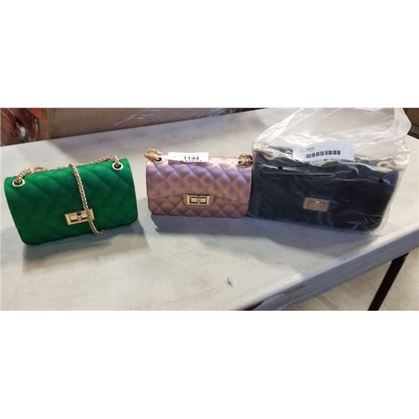 3 NEW PURSES