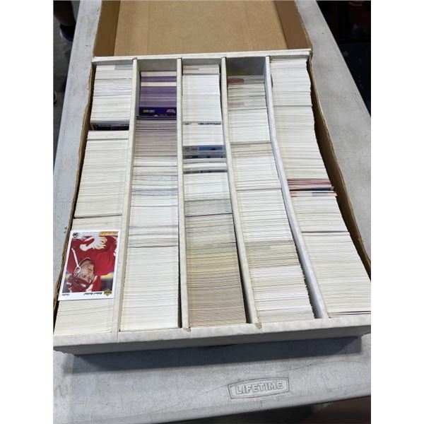 LARGE BOX OF SPORTS CARDS