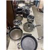 Image 1 : LOT OF TRAMONTINA, TFAL, KIRKLAND FRYING PANS AND ELECTRIC KETTLE