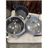 Image 3 : LOT OF TRAMONTINA, TFAL, KIRKLAND FRYING PANS AND ELECTRIC KETTLE