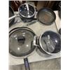 Image 4 : LOT OF TRAMONTINA, TFAL, KIRKLAND FRYING PANS AND ELECTRIC KETTLE