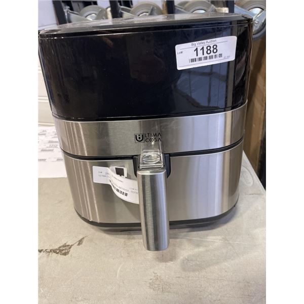 AS NEW ULTIMA COSA 5.2QT DIGITAL AIR FRYER - TESTED WORKING, RETAIL $229