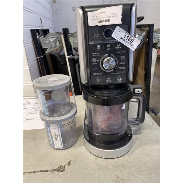 AS NEW NINJA CREAMI DELUXE 11-IN-1 ICE CREAM MAKER - TESTED WORKING, RETAIL $299