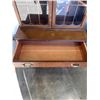 Image 3 : VINTAGE GLASS DOOR DISPLAY CABINET WITH 2 DOORS