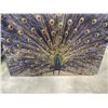 Image 4 : LARGE PEACOCK CANVAS PICTURE 40 X 40 INCH
