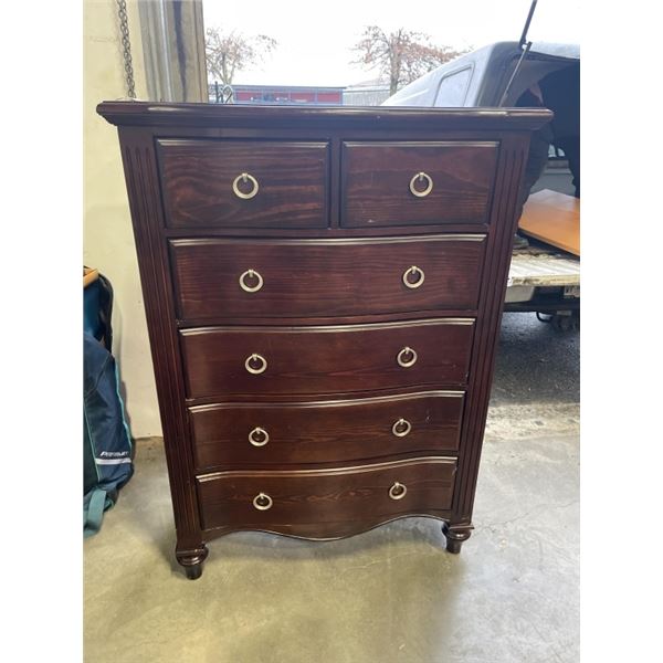 MODERN 6 DRAWER HIGHBOY DRESSER