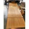 Image 4 : VINTAGE TEAK DRAW LEAF DINING TABLE WITH 4 UPHOLSTERED DINING CHAIRS