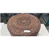 Image 2 : ROUNDA RATTAN FOOT STOOL, 26 INCH DIAMETER