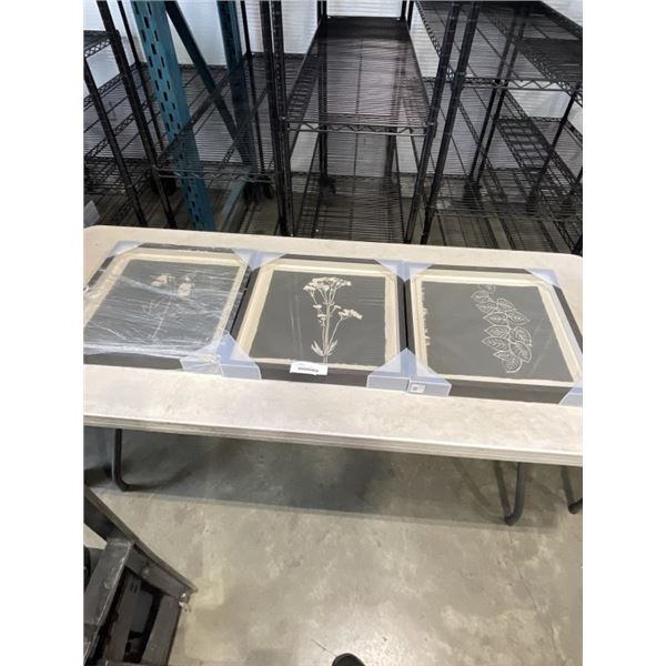 SET OF 3 FRAMED PICTURES