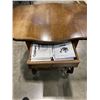 Image 3 : ANTIQUE TEA TROLLEY WITH ORIGINAL GLASS TRAY