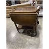 Image 5 : ANTIQUE TEA TROLLEY WITH ORIGINAL GLASS TRAY