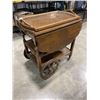 Image 6 : ANTIQUE TEA TROLLEY WITH ORIGINAL GLASS TRAY