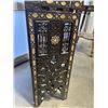 Image 4 : ANTIQUE INLAID AND HIGHLY CARVED BOOKSHELF