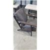 Image 2 : MODERN WOOD FRAMED ARMCHAIR