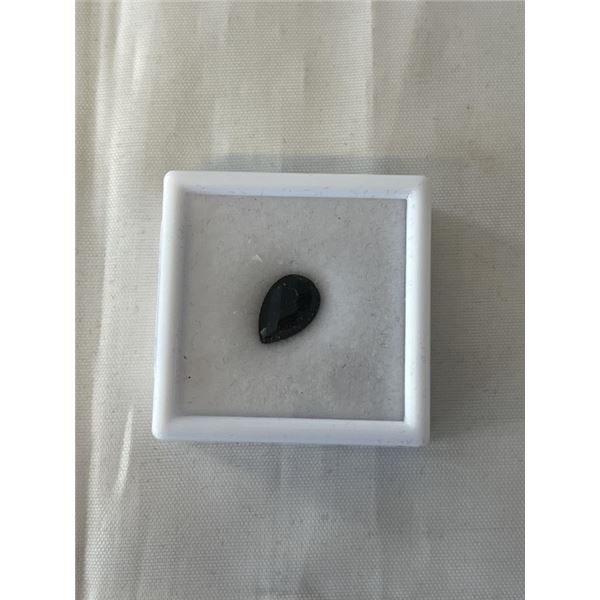 3.4 CT NATURAL BLACK ONYX, PEAR CUT, 8.1*12.2MM