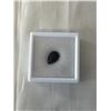Image 1 : 3.4 CT NATURAL BLACK ONYX, PEAR CUT, 8.1*12.2MM