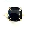 Image 2 : GOLD PLATED STERLING SILVER BLACK ONYX (7.97CT) RING, SIZE 6.5, W/A $750.00.