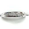 Image 1 : 10KT WHITE GOLD NATURAL DIAMOND (0.20CT) RING, SIZE 7, W/A $1000.00.