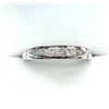 Image 3 : 10KT WHITE GOLD NATURAL DIAMOND (0.20CT) RING, SIZE 7, W/A $1000.00.